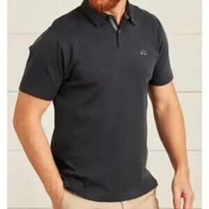 NANTUCKET WHALER Advantedge Polo Shirt in Navy Blue Size Large Preppy Travel